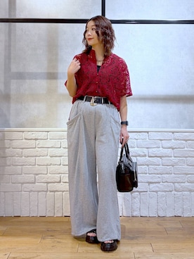 「PAGEBOY（ページボーイ）のアイテム（バッグ）」を使った、Chisaさん（レディース・154cm）の春コーディネート