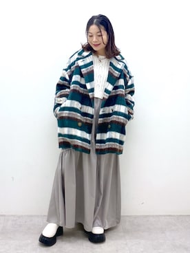 Chisaさん(レディース・154cm)の冬コーディネート