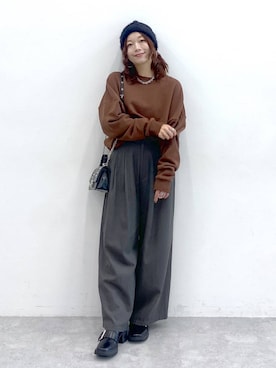 「アイテム（ハンドバッグ）」を使った、Chisaさん（レディース・154cm・30代）の秋コーディネート