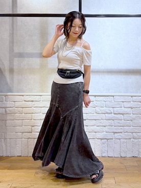 Chisaさん（レディース・154cm）の夏コーディネート