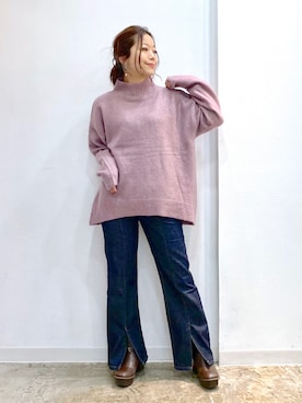 Chisaさん(レディース・154cm)の秋コーディネート