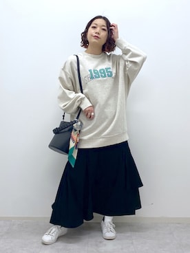 Chisaさん(レディース・154cm)の春コーディネート