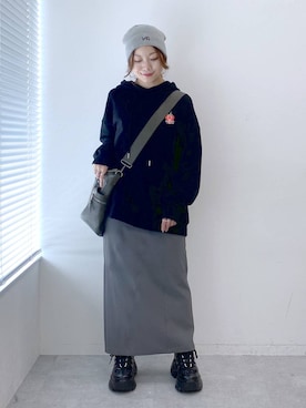 「アイテム（スカート）」を使った、Chisaさん（レディース・154cm・40代）の夏コーディネート