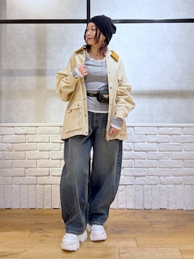 Chisaさん（レディース・154cm）の冬コーディネート