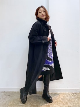 Chisaさん（レディース・154cm）の冬コーディネート