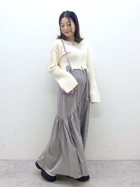 Chisaさん(レディース・154cm)の冬コーディネート