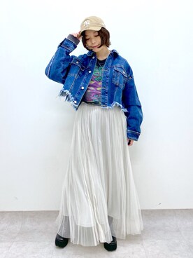 Chisaさん（レディース・154cm）の春コーディネート