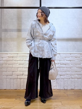 Chisaさん（レディース・154cm）の冬コーディネート