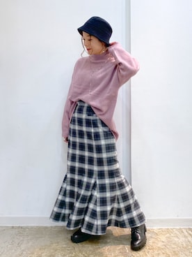 Chisaさん(レディース・154cm)の冬コーディネート