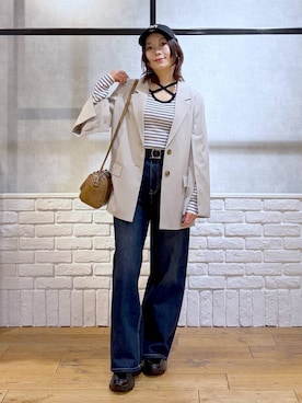 Chisaさん(レディース・154cm)の冬コーディネート