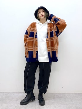 Chisaさん（レディース・154cm）の冬コーディネート