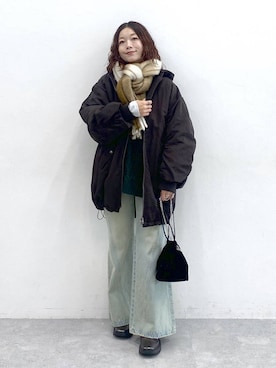 「アイテム（ブルゾン）」を使った、Chisaさん（レディース・154cm・30代）の秋コーディネート