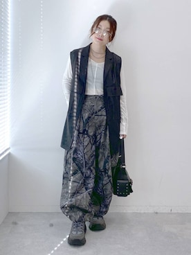 「PAGEBOY」｜Chisaさん（レディース・154cm）の夏コーディネート