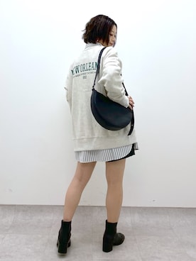 Chisaさん（レディース・154cm）の冬コーディネート