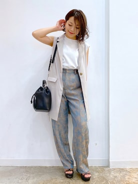 「PAGEBOY CORE」｜「アイテム（その他アウター）」を使った、Chisaさん（レディース・154cm）の夏コーディネート