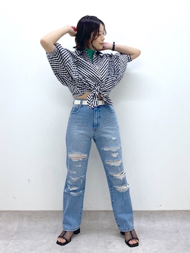 Chisaさん(レディース・154cm)の春コーディネート