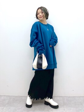 Chisaさん（レディース・154cm）の冬コーディネート