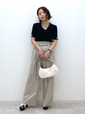 Chisaさん（レディース・154cm）の春コーディネート