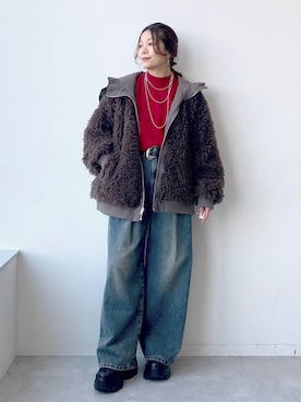 「アイテム（ブルゾン）」を使った、Chisaさん（レディース・154cm・30代）の夏コーディネート