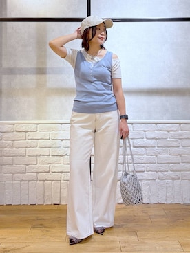 Chisaさん(レディース・154cm)の夏コーディネート