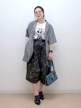Chisaさん（レディース・154cm）の夏コーディネート