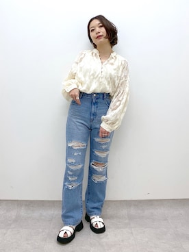 Chisaさん（レディース・154cm）の春コーディネート