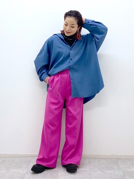 Chisaさん(レディース・154cm)の冬コーディネート