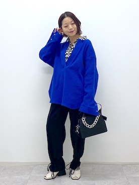 Chisaさん（レディース・154cm）の冬コーディネート