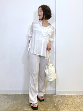 Chisaさん（レディース・154cm）の夏コーディネート