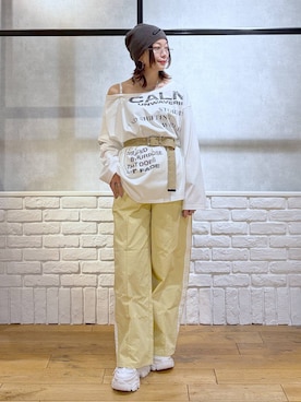 Chisaさん（レディース・154cm）の春コーディネート