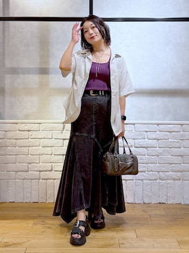 Chisaさん(レディース・154cm)の夏コーディネート