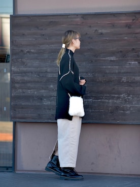 「Rejoule（リジュール）のアイテム」を使った、雅さん（レディース・159cm）の秋コーディネート