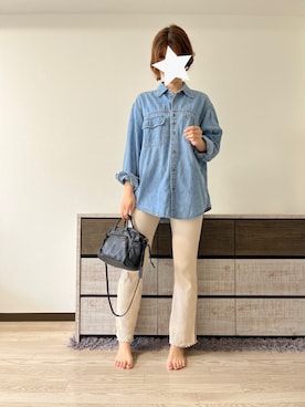 「Mayree（メイリー）のアイテム（パンツ）」を使った、ゆみこさん（レディース・169cm）の秋コーディネート