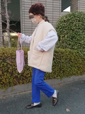 「SLOBE citron.（スローブシトロン）のアイテム（ジャケット/アウター）」を使った、ｅｒａさん（レディース・158cm）の冬コーディネート