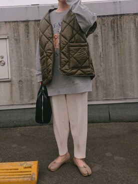 「SLOBE citron.（スローブシトロン）のアイテム（ジャケット/アウター）」を使った、ｅｒａさん（レディース・158cm）の秋コーディネート
