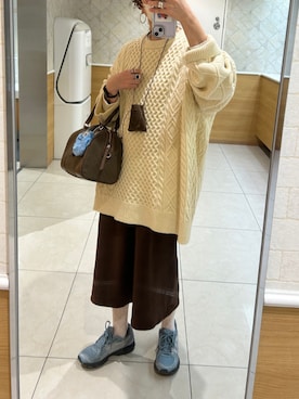 「Burner（バーナー）のアイテム」を使った、ｅｒａさん（レディース・158cm）の冬コーディネート