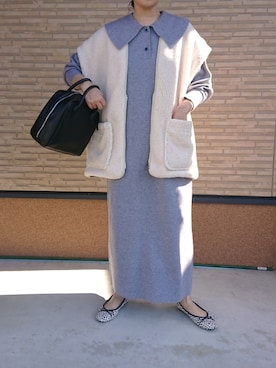 「SLOBE citron.（スローブシトロン）のアイテム（ジャケット/アウター）」を使った、ｅｒａさん（レディース・158cm）の秋コーディネート