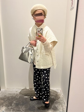 「LOWRYS FARM（ローリーズファーム）のカンドウフィットバレエ　260832（バレエシューズ）」を使った、ｅｒａさん（レディース・158cm）の春コーディネート