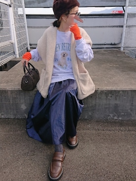 「SLOBE citron.（スローブシトロン）のアイテム（ジャケット/アウター）」を使った、ｅｒａさん（レディース・158cm）の秋コーディネート