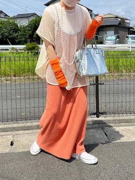 「MELROSE claire（メルローズ クレール）のアイテム」を使った、ｅｒａさん（レディース・158cm）の夏コーディネート