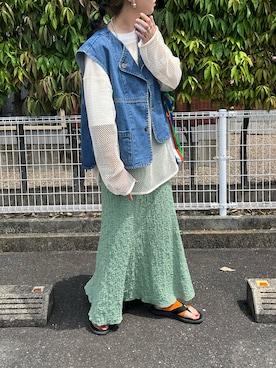 「ごきげんウィーク」｜「アイテム（ソックス/靴下）」を使った、ｅｒａさん（レディース・158cm）の春コーディネート