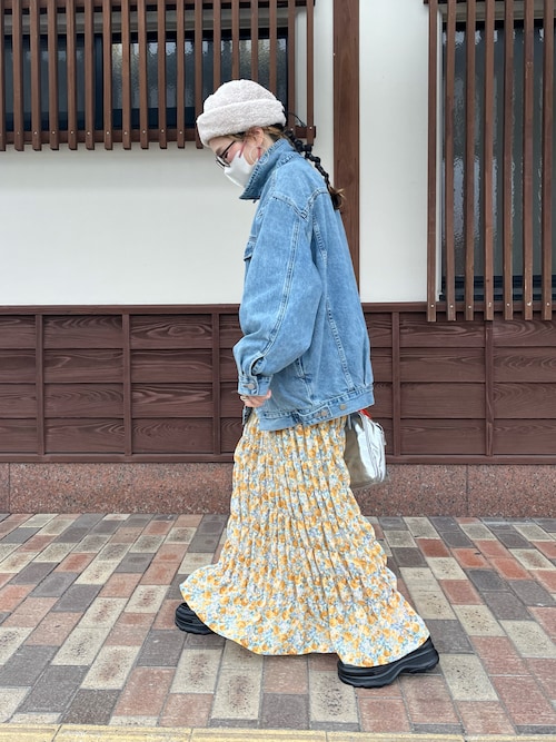 CELINE フィービー期 ペイズリー柄 ミックス シルク スカート ペイズリー柄 プリントスカート パネル柄 ロングスカートマキシ