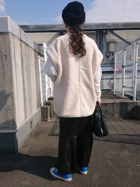 「SLOBE citron.（スローブシトロン）のアイテム（ジャケット/アウター）」を使った、ｅｒａさん（レディース・158cm）の秋コーディネート
