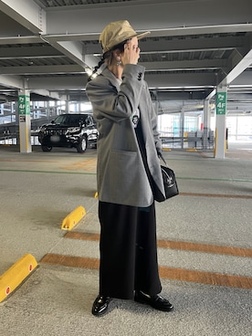 「ロックT」｜「アイテム（ジャケット/アウター）」を使った、ｅｒａさん（レディース・158cm）の春コーディネート