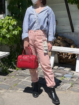 「アイテム（PC・スマホグッズ/家電）」を使った、栞里さん（レディース・147cm・20代）の夏コーディネート