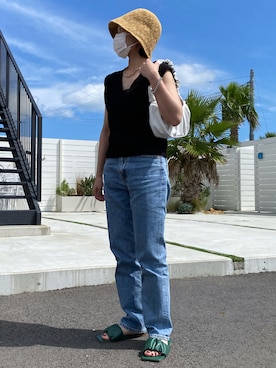 「shein」｜栞里さん（レディース・147cm）の秋コーディネート