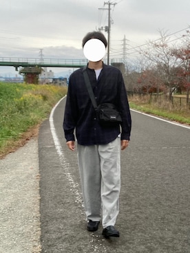 「PULP/417EDIFICE（パルプフォーワンセブンエディフィス）のアイテム」を使った、nyさん（メンズ・177cm）の秋コーディネート