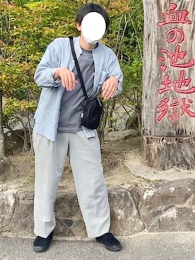 「ごきげんウィーク」｜「アイテム（ローファー）」を使った、nyさん（メンズ・177cm）の春コーディネート
