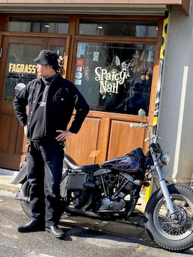 「ストリートファッション」｜FAGRASSさん（メンズ・183cm）の冬コーディネート