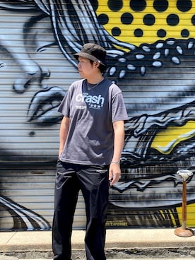 「RATS（ラッツ）のアイテム」を使った、FAGRASSさん（メンズ・183cm）の春コーディネート